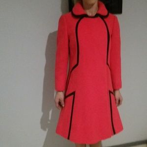 Vintage Mod Wool Coat. Petite Small.